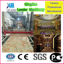 2015 Venta caliente de PVC máquina de producción de mármol artificial